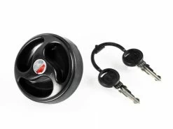 Water Filler Cap & Key - Lockable Black