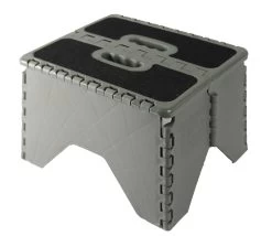 Grey Heavy Duty Folding Stool