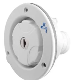 Water Filler Lockable White