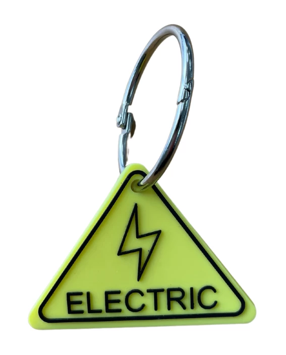 Electrical Bag Tag 43mmh X 60mmw With Clasp