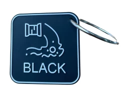 Sullage Hose Bag Tag 60mml X 60mmw With Clasp