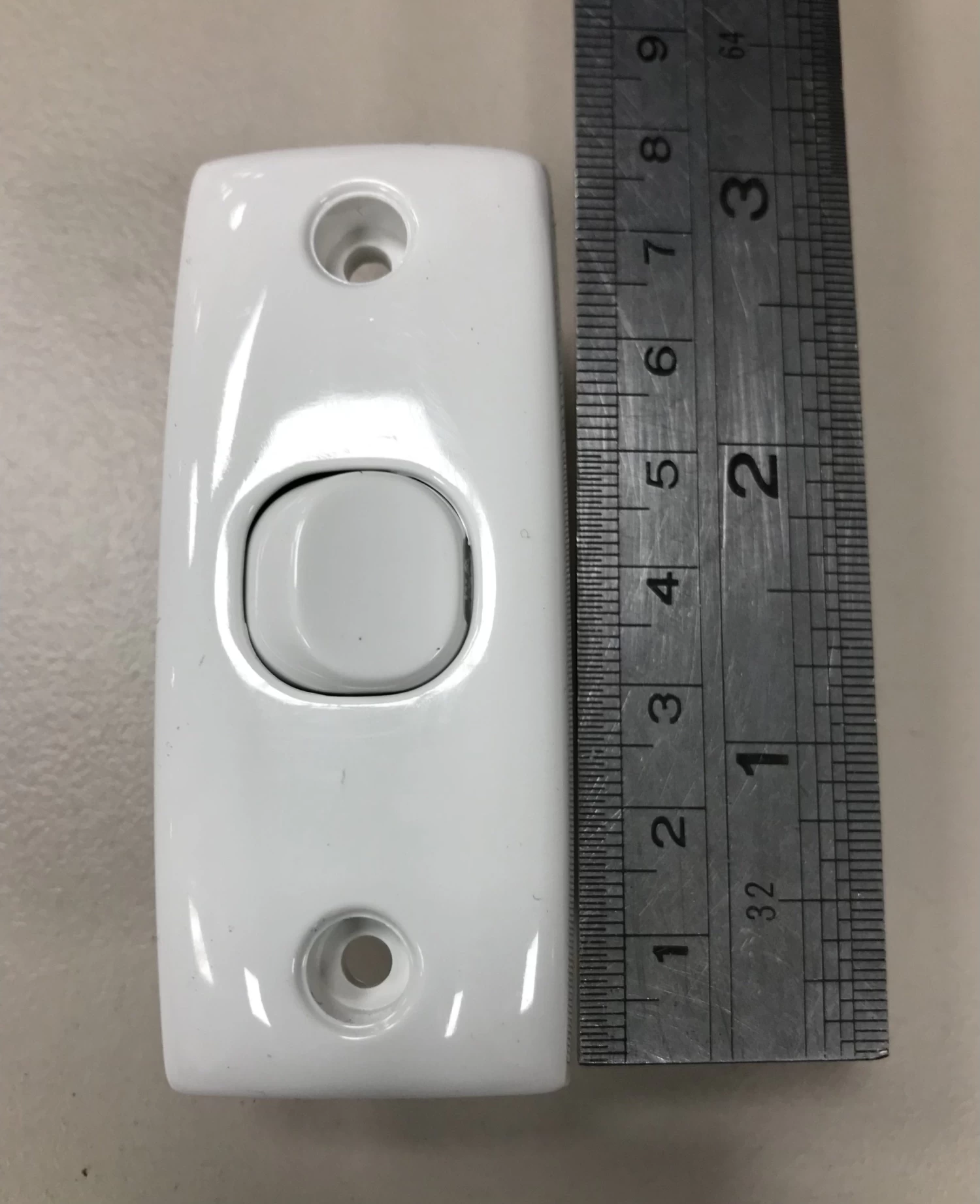 White Double Pole Arch Switch 10A (30D) - Image 2