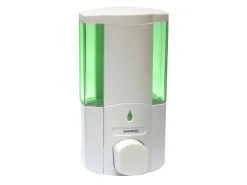 Soap Dispenser Single 400ml White And Clear