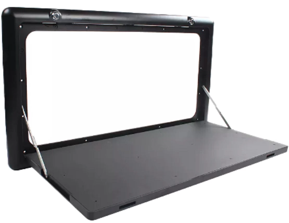 LED Folding Picnic Table Black - Image 2