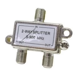 TV Splitter With Power Pass 2 Way