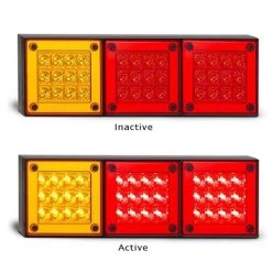 LED Autolamps 280 Series 12-24V Combination Lamp LED Stop/Tail/Indicator/Reverse