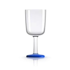 Tritan Wine Glass - Navy Blue Nonslip Base 300ml