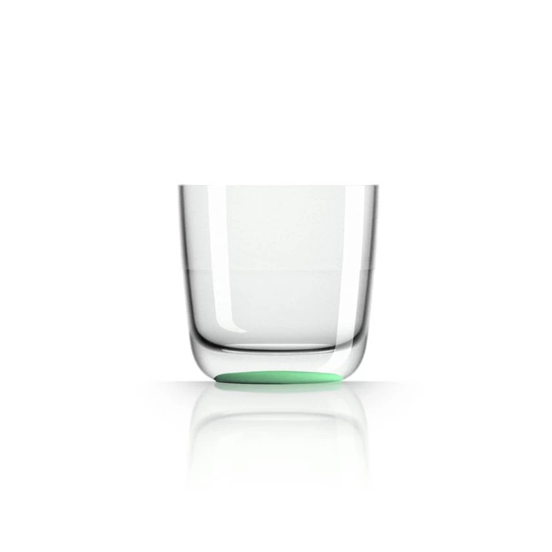 Tritan Whisky Glass - Green Glowindark Nonslip Base 285ml
