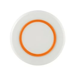 Palm Sorona Med Plate With Orange 21cm