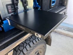 Drop Slide Clip-On Table With Cutlery Roll