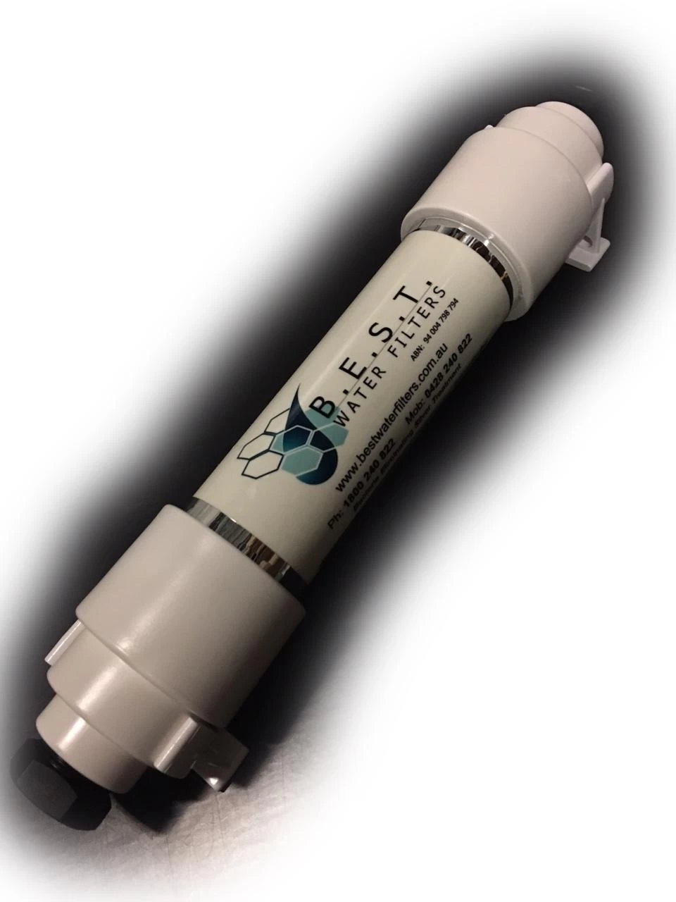 B.E.S.T. Inline Water Filter 1/2" BSP Threads No Fittings With Mounting Clips - Image 2