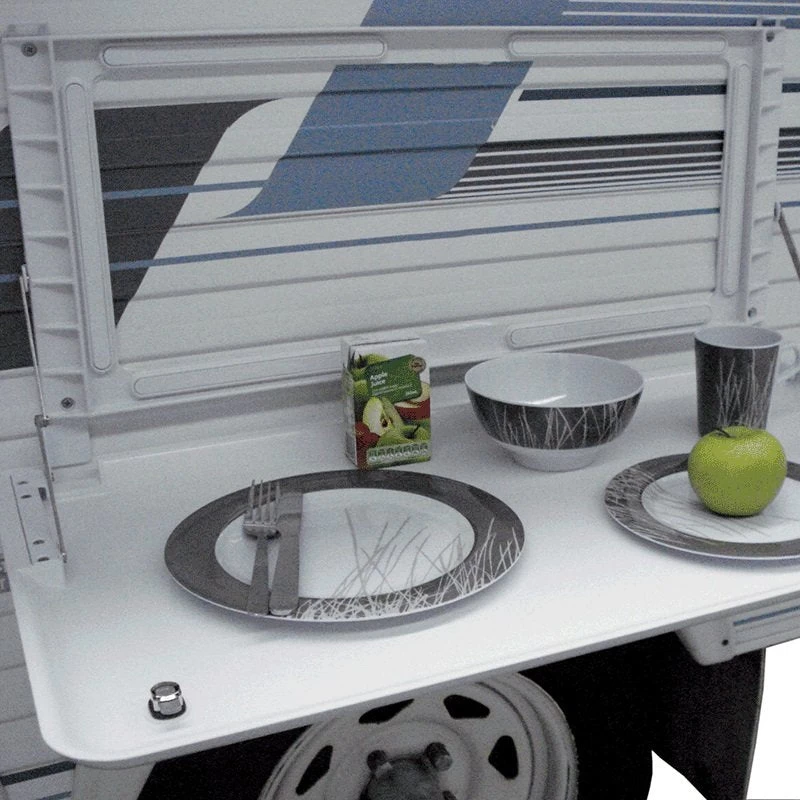 Coast RV Picnic Table With Backing Plate White