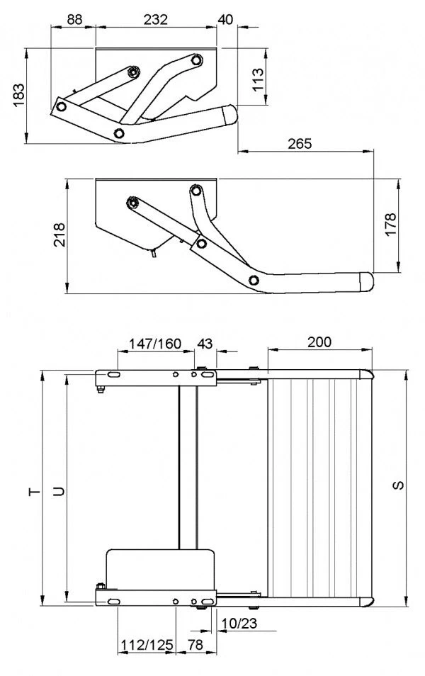 Thule Omni Step Single 12V 551mm Wide Aluminium - Image 2