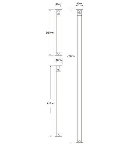 LED Technologies Strip Lamp With Touch Sensor 260mm - Black - Image 2