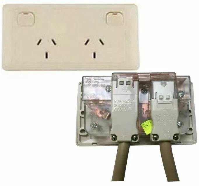 CMS Power Outlet Double Beige. J16.2BG - Image 2