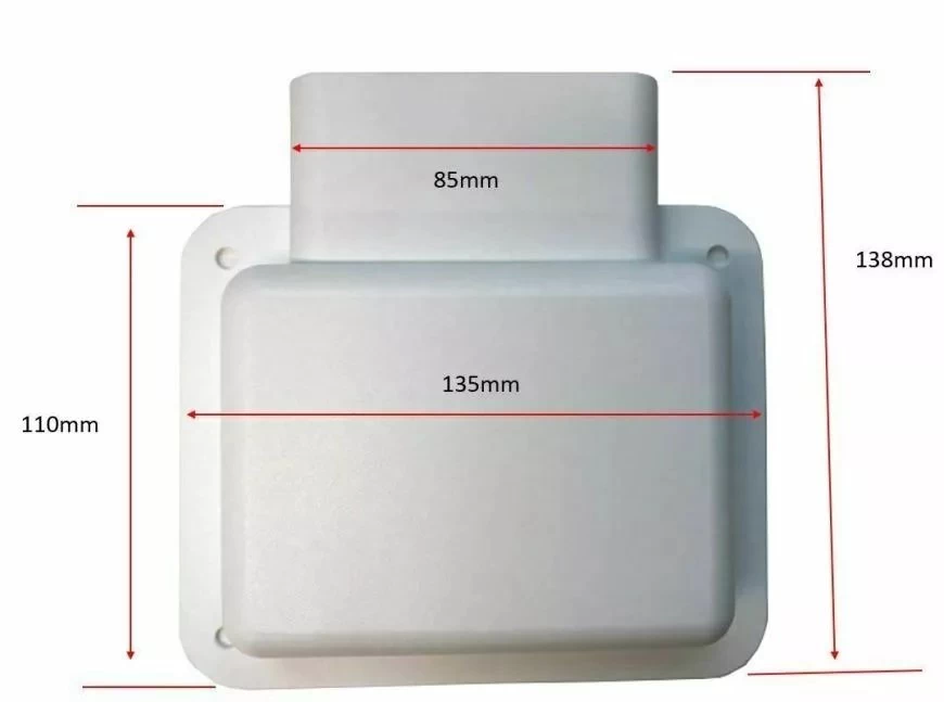 CMS Mounting Shroud For Outlets+Switch Plates White. J16CWT - Image 2