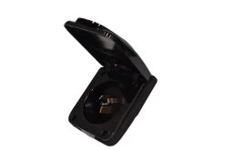 15A Power Inlet Socket - Black .Il15/B