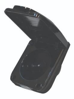 10A Power Outlet Socket - Black Ol10/B