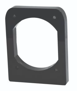 13mm Mounting Flange - Black Mf13C