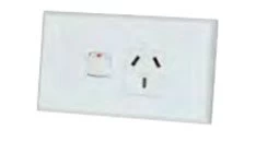 Single Power Point Double Pole 10A.P1D
