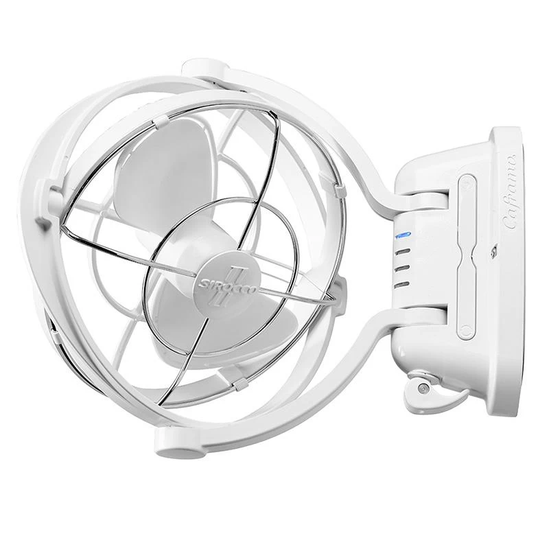 Sirocco II Cabin Fan - 3 Speed - 12V/24V - 18cm (White)