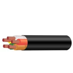 3mm 5 Core Trailer Cable Black Per Metre
