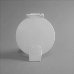 AC-41 White Water Filler With Hinged Lid