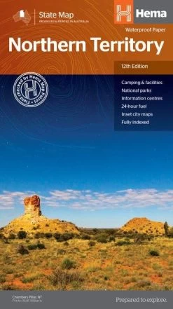 Hema Northern Territory State Map (12th Edition)
