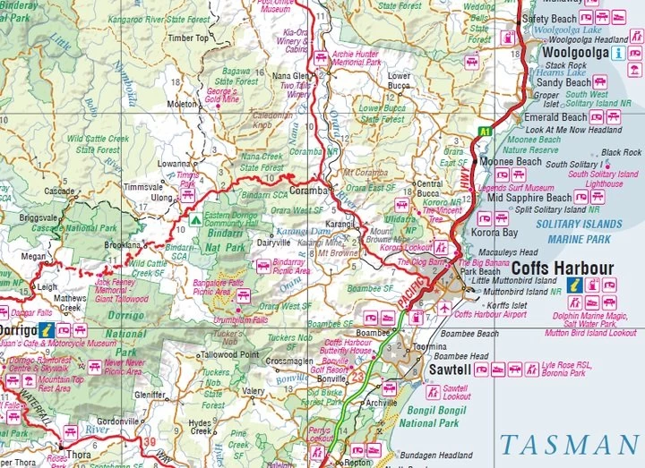 Hema North East New South Wales - Coffs Harbour To Brisbane - Image 4