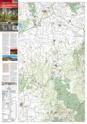 Hema The Victorian High Country - North Western Map 1st Edition - Image 3