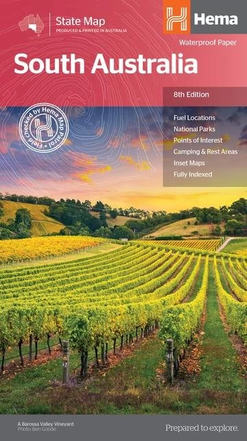 Hema South Australia State Map (8th Edition)