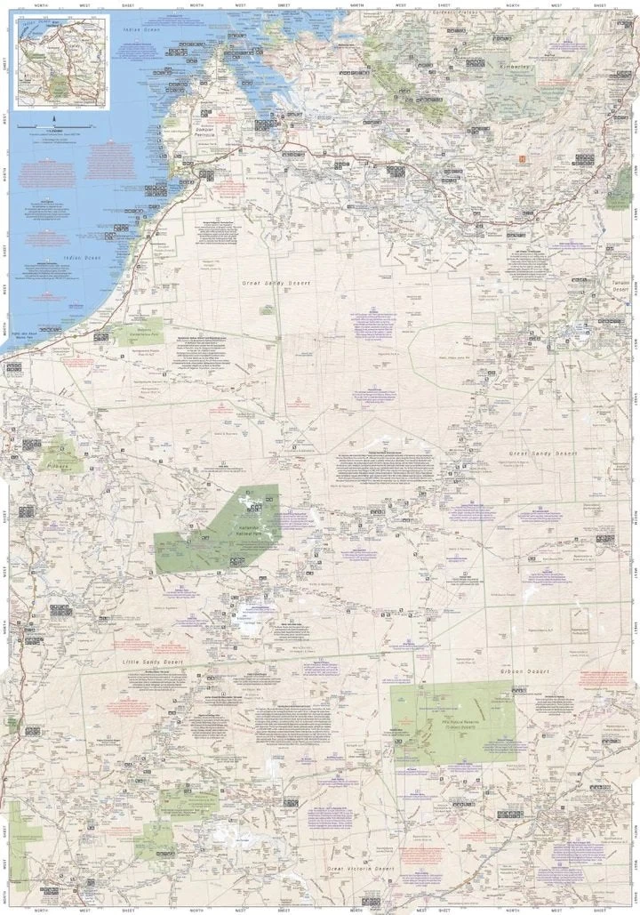 Hema Great Desert Tracks Western Sheet - Image 2