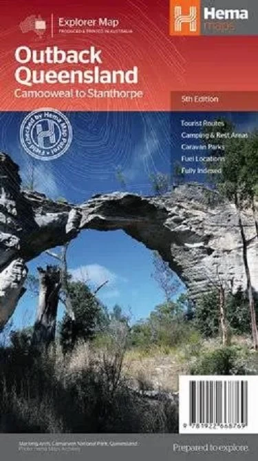 Hema Outback Queensland Map 5th Edition