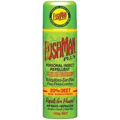 Bushman Plus 150g Aerosol Insect Repellent With SPF15 - 20% Deet