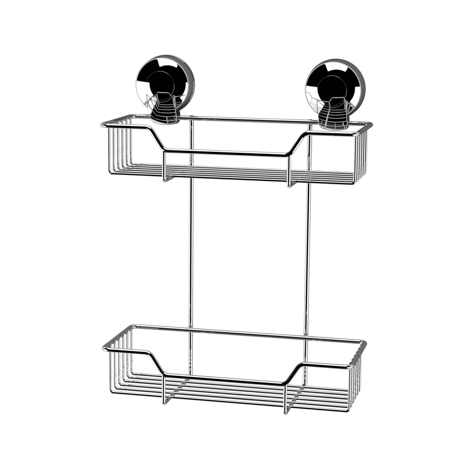 Naleon Ultraloc Chrome 2 Tier Rectangular Caddy - Image 2