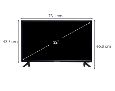 Englaon 32" HD Smart TV Android 11 With Bluetooth And Chromecast - Image 2