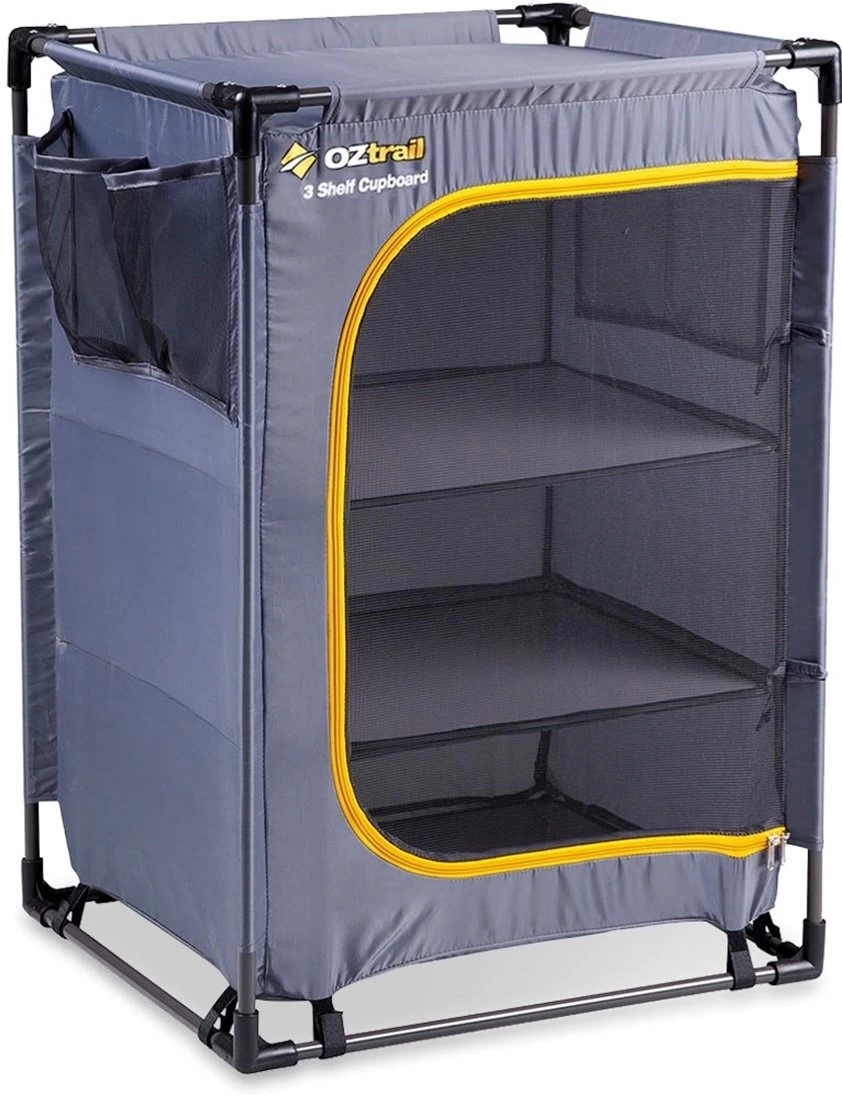 Oztrail Folding 3 Shelf Cupboard