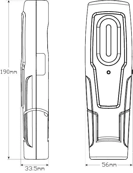 LED Handheld Workshop Inspection Lamp With Dock - Image 4