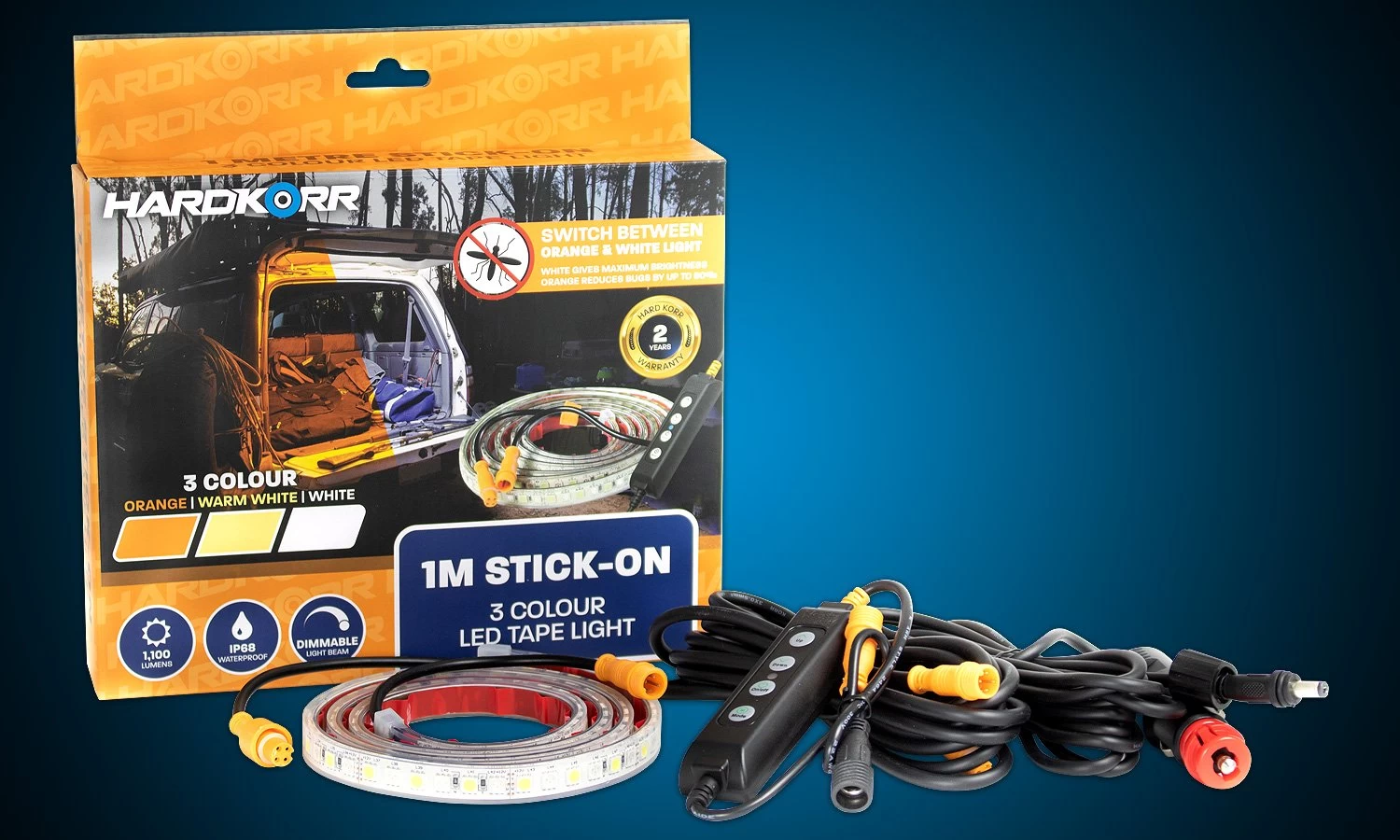 1M High Power Flex Tape White/Warm White/Orange