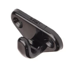 Shock Cord Hook Black Plastic 2 Pack