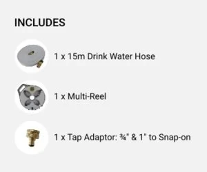 15 Mtr Hose Kit Mains Pressure Narrow - Image 2