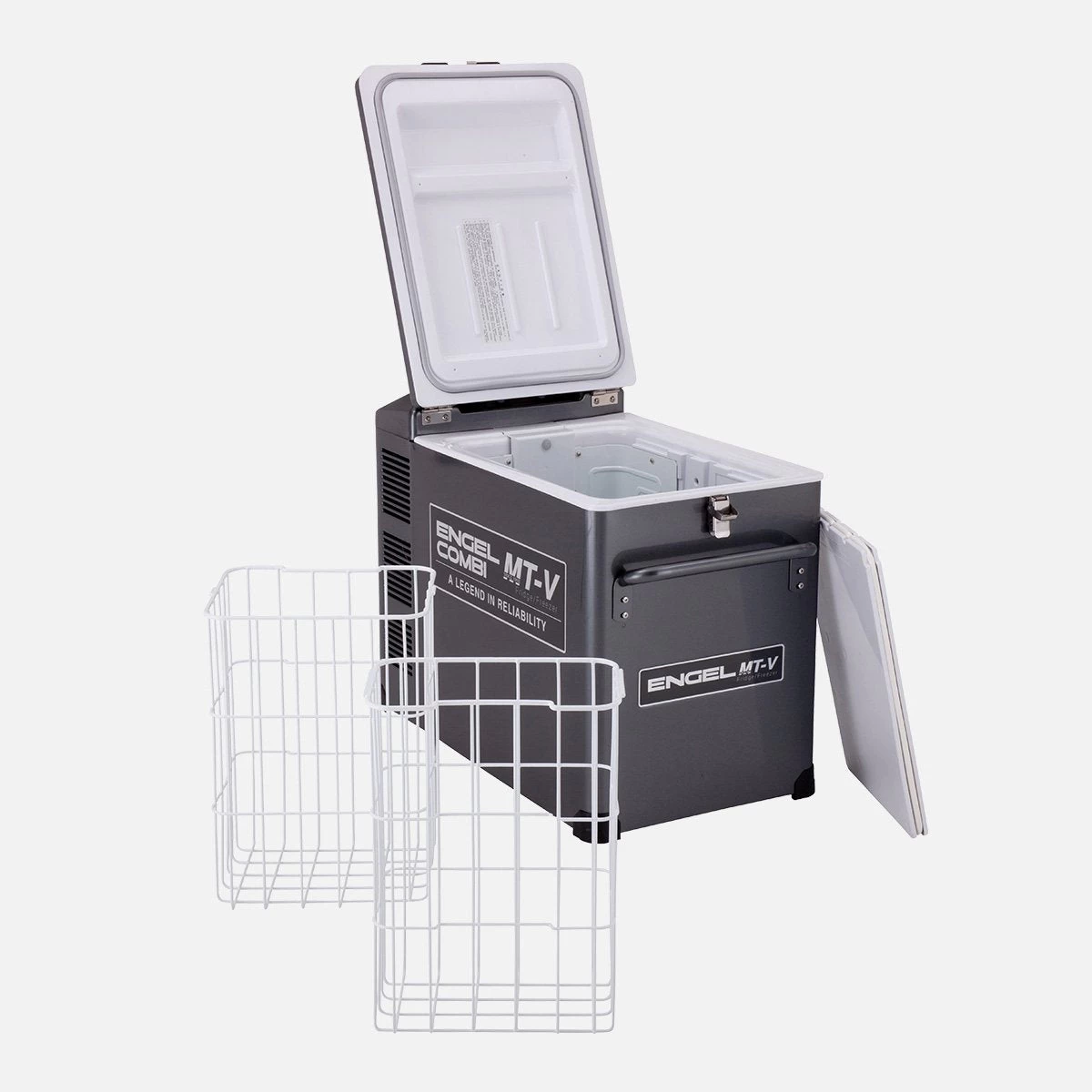 Engel 39 Litre Combi Portable Fridge And Freezer Gunmetal - Image 2