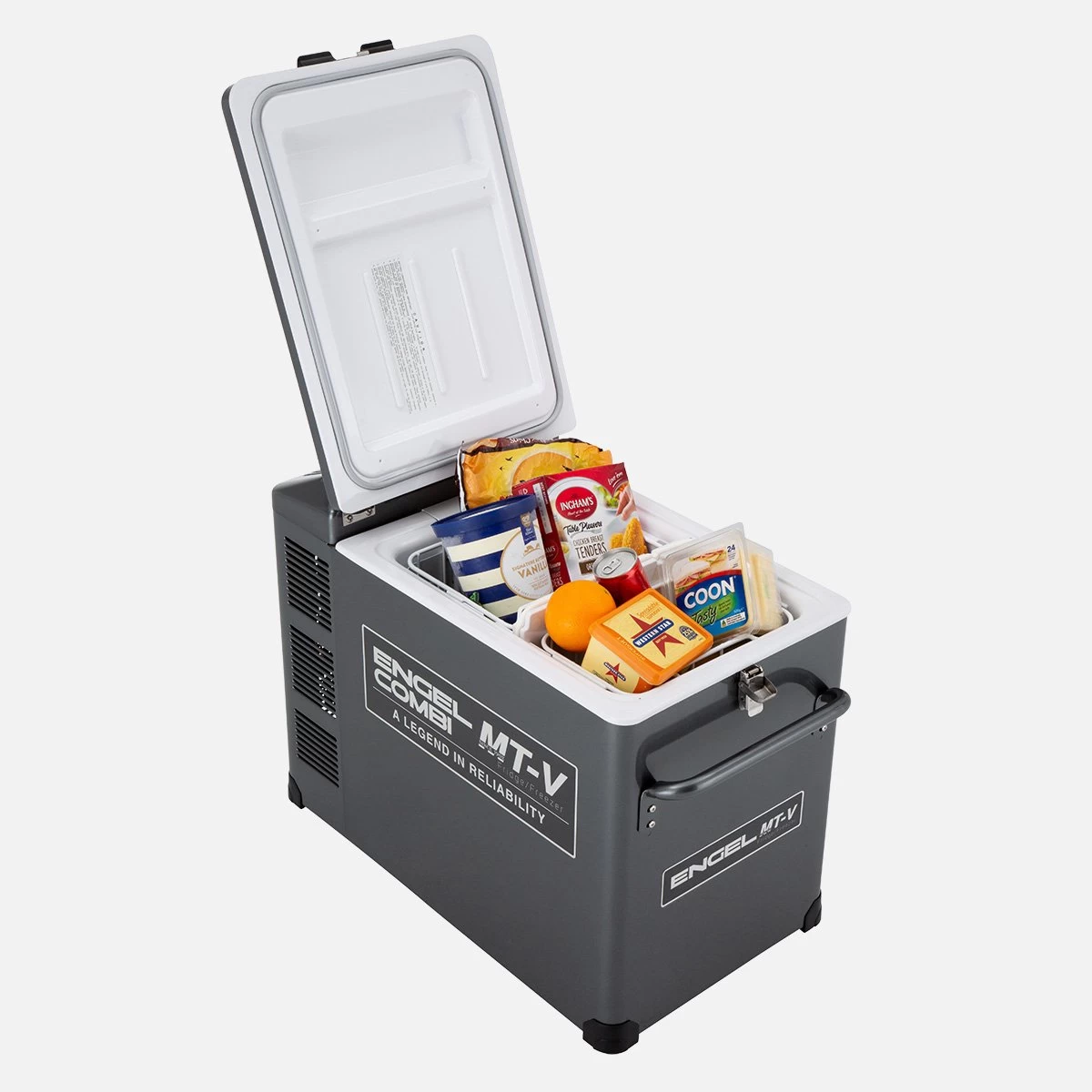 Engel 39 Litre Combi Portable Fridge And Freezer Gunmetal - Image 3