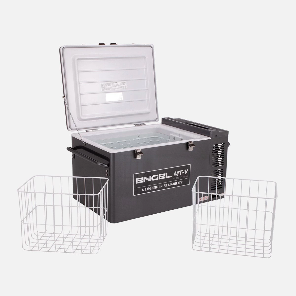 Engel 60 Litre Portable Fridge-Freezer Gunmetal - Image 2