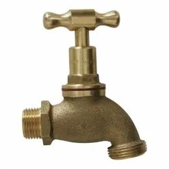 Brass Garden Tap 145psi 1/2"Inlet 3/4"Outlet
