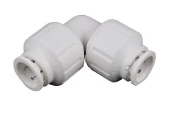 John Guest 12mm Equal Elbow Joiner Twist & Lock Water Mark