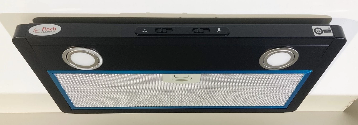 Finch 12V Rangehood Twin LED Black