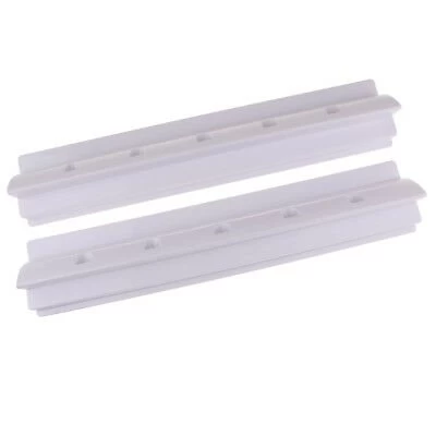Solar Panel Side Brackets 530mm White 2Pk