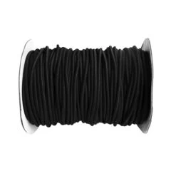 Shock Cord 4mm Black Sold Per Metre