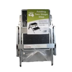 Supex Double Step Aluminium - 150kg Weight Rated